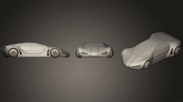 Автомобили и транспорт (Автомобиль будущего, CARS_0177) 3D модель для ЧПУ станка